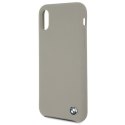 Etui hardcase BMW BMHCPXSILTA iPhone X beżowy/taupe Silicone