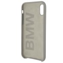 Etui hardcase BMW BMHCPXSILTA iPhone X beżowy/taupe Silicone