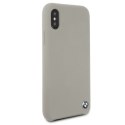 Etui hardcase BMW BMHCPXSILTA iPhone X beżowy/taupe Silicone