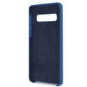 Etui hardcase BMW BMHCS10MSILNA S10 niebieski/navy Silicone M Collection