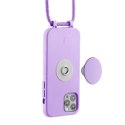 Etui JE PopGrip iPhone 12/12 Pro 6,1" lawendowy/lavendel 30160 AW/SS23 (Just Elegance)