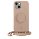 Etui JE PopGrip iPhone 14 / 15 / 13 6.1" beżowy/beige 30179 AW/SS23 (Just Elegance)