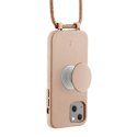 Etui JE PopGrip iPhone 14 / 15 / 13 6.1" beżowy/beige 30179 AW/SS23 (Just Elegance)