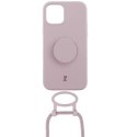 Etui JE PopGrip iPhone 14 Plus / 15 Plus 6.7" jasno różowy/rose breath 30190 (Just Elegance)