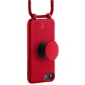 Etui JE PopGrip iPhone 7/8/SE 2020/2022 czerwony/cyber red 30009 (Just Elegance)