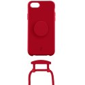 Etui JE PopGrip iPhone 7/8/SE 2020/2022 czerwony/cyber red 30009 (Just Elegance)