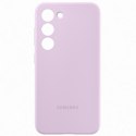 Etui Samsung EF-PS911TV S23 S911 lawendowy/lavender Silicone Cover