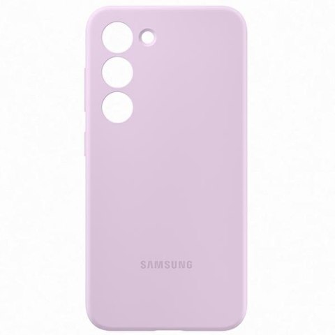 Etui Samsung EF-PS911TV S23 S911 lawendowy/lavender Silicone Cover