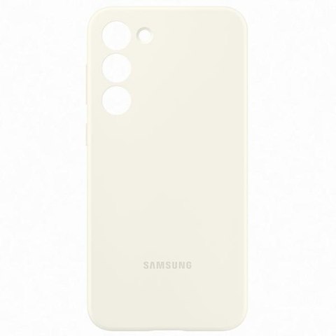 Etui Samsung EF-PS916TU S23+ S916 kremowy/cream Silicone Cover