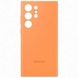 Etui Samsung EF-PS918TO S23 Ultra S918 pomarańczowy/orange Silicone Cover