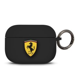 Ferrari FEACAPSILGLBK AirPods Pro cover czarny/black Silicone