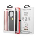 Ferrari FEHCP13LFCABK iPhone 13 Pro / 13 6,1" czarny/black hardcase On Track Real Carbon