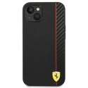 Ferrari FEHCP14MAXBK iPhone 14 Plus / 15 Plus 6.7" czarny/black hardcase Carbon