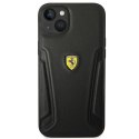 Ferrari FEHCP14MRBUK iPhone 14 Plus / 15 Plus 6.7" czarny/black hardcase Leather Stamp Sides