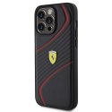 Ferrari FEHCP15XPTWK iPhone 15 Pro Max 6.7" czarny/black hardcase Twist Metal Logo