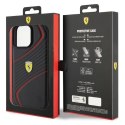 Ferrari FEHCP15XPTWK iPhone 15 Pro Max 6.7" czarny/black hardcase Twist Metal Logo