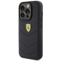 Ferrari FEHCP15LRDUK iPhone 15 Pro 6.1" czarny/black hardcase Quilted Metal Logo