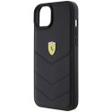 Ferrari FEHCP15MRDUK iPhone 15 Plus / 14 Plus 6.7" czarny/black hardcase Quilted Metal Logo