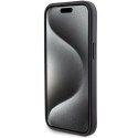 Ferrari FEHCP15SGSPSIK iPhone 15 / 14 / 13 6.1" czarny/black hardcase Grip Stand Metal Logo