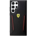 Ferrari FEHCS23LNPYK S23 Ultra S918 czarny/black hardcase Carbon Contrast Edges