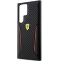 Ferrari FEHCS23LNPYK S23 Ultra S918 czarny/black hardcase Carbon Contrast Edges