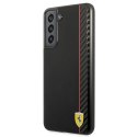 Ferrari FESAXHCS21FBK S21 FE G990 czarny/black hardcase On Track Carbon Stripe