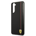 Ferrari FESAXHCS21FBK S21 FE G990 czarny/black hardcase On Track Carbon Stripe