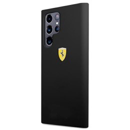 Ferrari FESSIHCS22LBK S22 Ultra S908 czarny/black hardcase On Track Silicone