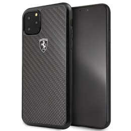 Ferrari Hardcase FEHCAHCN65BK iPhone 11 Pro Max black/czarny Carbon Heritage