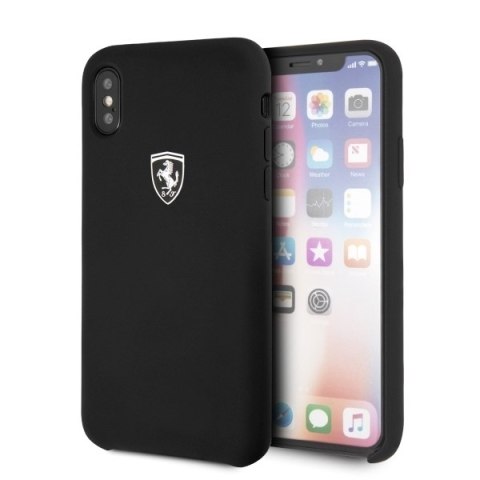 Ferrari Hardcase FEOSIHCPXBK iPhone X/Xs czarny/black Silicone Off track