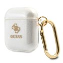 Guess GUA2UCG4GT AirPods 1/2 cover Transparent Glitter Collection