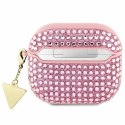 Guess GUA3HDGTPP AirPods 3 cover różowy/pink Rhinestone Triangle Charm