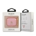 Guess GUA3UCG4GP AirPods 3 cover różowy/pink Glitter Collection