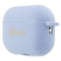 Guess GUAP2LSCHSB AirPods Pro 2 (2022/2023) cover niebieski/blue Silicone Charm Heart Collection