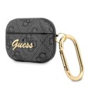 Guess GUAP4GSMK AirPods Pro cover szary/grey 4G Script Metal Collection