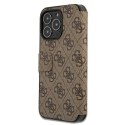 Guess GUBKP13L4GMGBR iPhone 13 Pro / 13 6,1" brązowy/brown book 4G Big Metal Logo