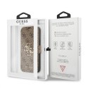 Guess GUBKP13L4GMGBR iPhone 13 Pro / 13 6,1" brązowy/brown book 4G Big Metal Logo