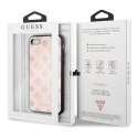 Guess GUHCI8TGGPLP iPhone 7/8/SE 2020 / SE 2022 jasnoróżowy/light pink hard case Peony G Double Layer Glitter