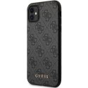 Guess GUHCN61G4GG iPhone 11 6,1" / Xr szary/grey hard case 4G Collection