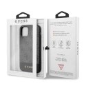 Guess GUHCN61G4GLGR iPhone 11 6,1" / Xr szary/grey hard case 4G Stripe Collection