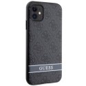 Guess GUHCN61P4SNK iPhone 11 / Xr szary/grey hardcase 4G Stripe