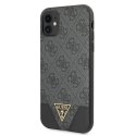 Guess GUHCN61PU4GHBK iPhone 11 6,1" / Xr szary/grey hardcase 4G Triangle Collection