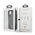 Guess GUHCN61PU4GHBK iPhone 11 6,1" / Xr szary/grey hardcase 4G Triangle Collection