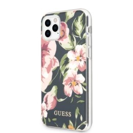 Guess GUHCN65IMLFL03 iPhone 11 Pro Max granatowy/navy N°3 Flower Collection