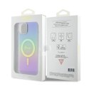 Guess GUHMP15MHITSU iPhone 15 Plus / 14 Plus 6.7" fioletowy/purple hardcase IML Iridescent MagSafe