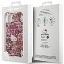 Hello Kitty HKHCN61HDGPTP iPhone 11 / Xr 6.1" różowy/pink hardcase IML Tags Graffiti