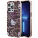 Hello Kitty HKHCP13XHDGPTP iPhone 13 Pro Max 6.7" różowy/pink hardcase IML Tags Graffiti