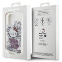 Hello Kitty HKHCP13LHDGPHT iPhone 13 Pro / 13 6.1" biały/white hardcase IML Kitty On Bricks Graffiti