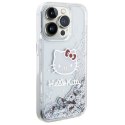 Hello Kitty HKHCP13LLIKHET iPhone 13 Pro / 13 6.1" srebrny/silver hardcase Liquid Glitter Charms Kitty Head