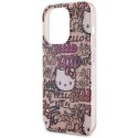 Hello Kitty HKHCP14LHDGPTP iPhone 14 Pro 6.1" różowy/pink hardcase IML Tags Graffiti